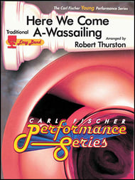 cover Here We Come A-Wassailing Concert Band sheet music cover